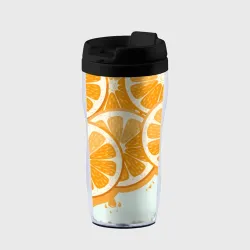 Термокружка-непроливайка Апельсин orange