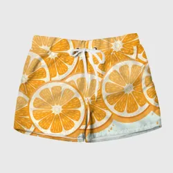 Женские шорты 3D Апельсин orange