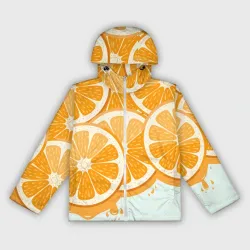 Женская ветровка 3D Апельсин orange