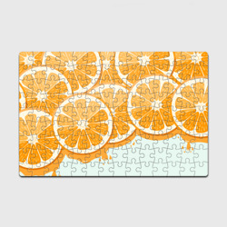 Головоломка Пазл магнитный 126 элементов Апельсин orange