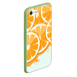 Чехол для iPhone 5/5S матовый Апельсин orange - фото 2