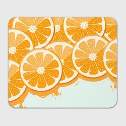 Прямоугольный коврик для мышки Апельсин orange