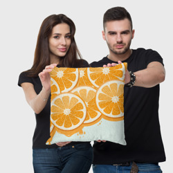 Подушка 3D Апельсин orange - фото 2