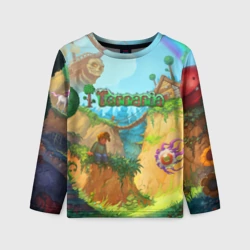 Детский лонгслив 3D Terraria Террария