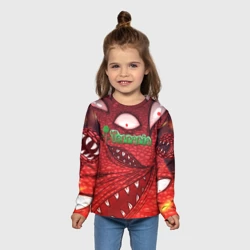 Детский лонгслив 3D Terraria Wall of Flesh - фото 2