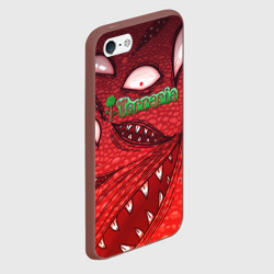 Чехол для iPhone 5/5S матовый Terraria Wall of Flesh - фото 2