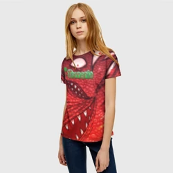 Женская футболка 3D Terraria Wall of Flesh - фото 2