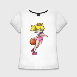 Женская футболка хлопок Slim Peach Basketball