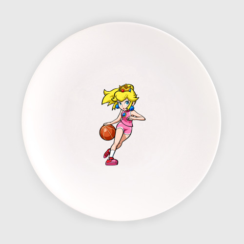 Тарелка Peach Basketball