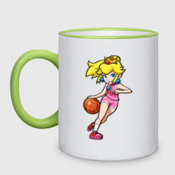 Кружка двухцветная Peach Basketball