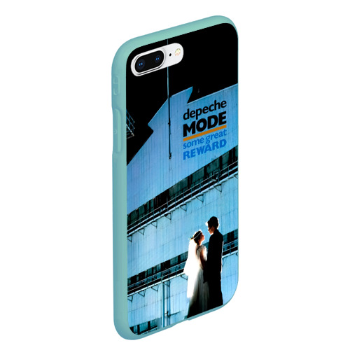 Чехол для iPhone 7Plus/8 Plus матовый Some Great Reward - Depeche Mode, цвет мятный - фото 3