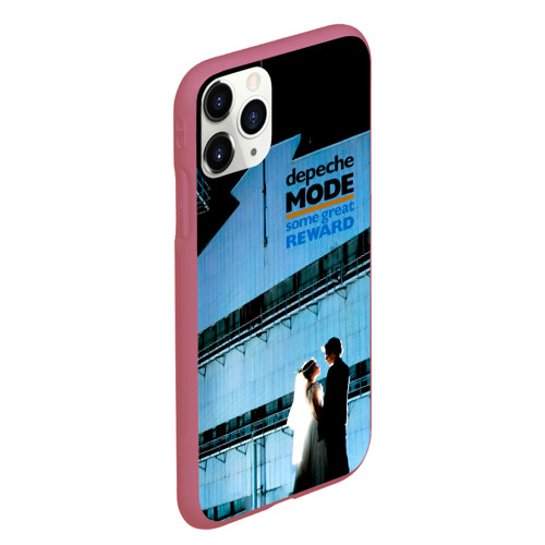 Чехол для iPhone 11 Pro Max матовый Some Great Reward - Depeche Mode, цвет малиновый - фото 3