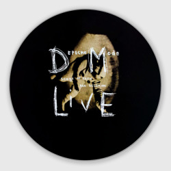 Круглый коврик для мышки Songs of Faith and Devotion Live - Depeche Mode