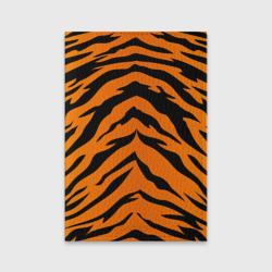 Обложка для паспорта матовая кожа Шкура тигра