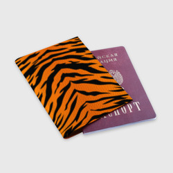 Обложка для паспорта матовая кожа Шкура тигра - фото 2