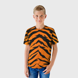 Детская футболка 3D Шкура тигра - фото 2