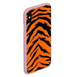 Чехол для iPhone XS Max матовый Шкура тигра - фото 2