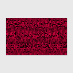 Бумага для упаковки 3D Красно-черный  узор в виде вязанных петель