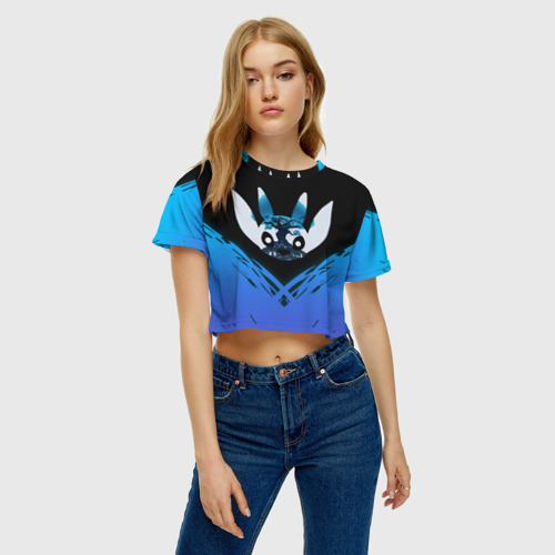 Женская футболка Crop-top 3D Ori Дух Ори, цвет 3D печать - фото 4