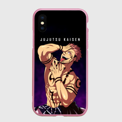 Чехол для iPhone XS Max матовый Сукуна Магическая битва