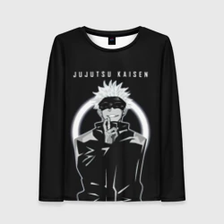 Женский лонгслив 3D Годжо Сатору Магическая битва