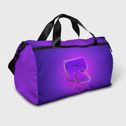 Сумка спортивная 3D Roblox neon logo Роблокс