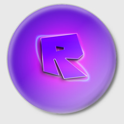 Значок Roblox neon logo Роблокс