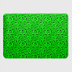 Картхолдер с принтом Черепа на кислотно-зеленом фоне - фото 2