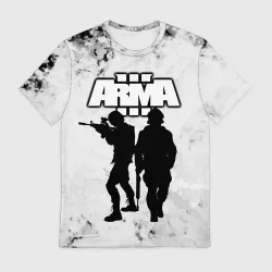 Мужская футболка 3D Arma Арма,Tactical Simulator