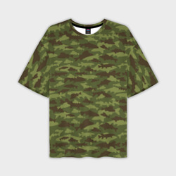 Мужская футболка oversize 3D Рыбак камуфляж из рыб