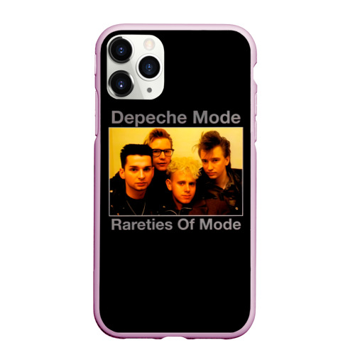 Чехол для iPhone 11 Pro Max матовый Rareties of Mode - Depeche Mode, цвет розовый