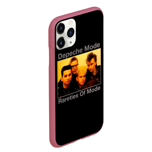 Чехол для iPhone 11 Pro Max матовый Rareties of Mode - Depeche Mode, цвет малиновый - фото 3