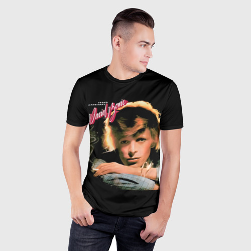 Мужская футболка 3D Slim Young Americans - David Bowie, цвет 3D печать - фото 3