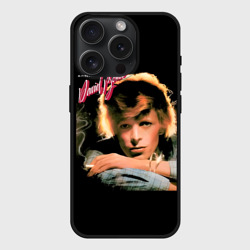 Чехол силиконовый для Apple iPhone 15 Pro матовый Young Americans - David Bowie