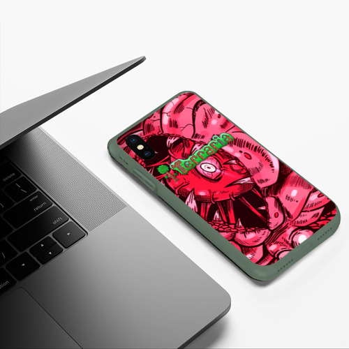 Чехол для iPhone XS Max матовый Terraria Террария, цвет темно-зеленый - фото 5