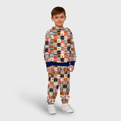 Детский костюм с толстовкой 3D Minecraft кубики персонажи - фото 2
