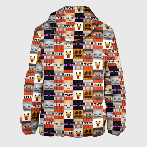 Мужская куртка 3D Minecraft кубики персонажи, цвет 3D печать - фото 2
