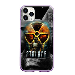 Чехол для iPhone 11 Pro Max матовый Stalker Shadow of Chernobyl Сталкер Тени Чернобыля