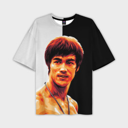 Мужская футболка oversize 3D Bruce Jeet Kune Do