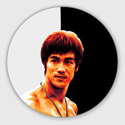 Круглый коврик для мышки Bruce Jeet Kune Do