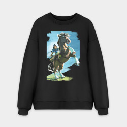 Мужской свитшот oversize без начеса хлопок The Link