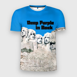Мужская футболка 3D Slim Deep Purple in Rock