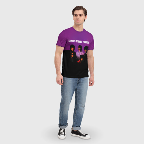 Мужская футболка 3D Shades of Deep Purple, цвет 3D печать - фото 5