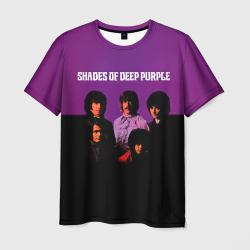 Мужская футболка 3D Shades of Deep Purple, цвет 3D печать