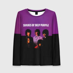 Женский лонгслив 3D Shades of Deep Purple