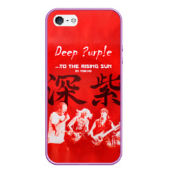 Чехол для iPhone 5/5S матовый Deep Purple To The Rising Sun