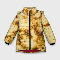Жареный блин текстура – Зимняя куртка для девочек 3D с принтом купить