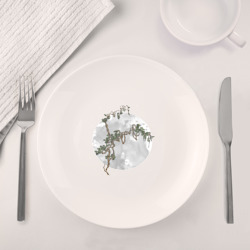 Набор: тарелка + кружка Дерево под луной в китайском стиле - фото 2