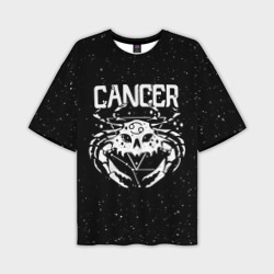 Мужская футболка oversize 3D Dark Cancer