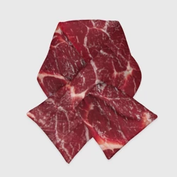 Шарф-пуховик 3D Мясо на Хэллоуин - текстура